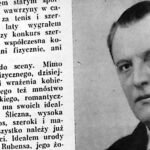 Portret pisarza w garniturze, zdjęcie prasowe z 1935 roku.