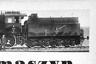 Parowóz w widoku z boku, zdjęcie fabryczne z 1935 roku.