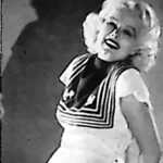 Portret aktorki Jean Harlow, lata 30.