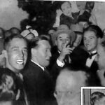 Jan Kiepura w tłumie widzów na premierze filmu w Berlinie, 1935