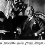 Maria Jeritza i Giacomo Puccini podczas próby w wiedeńskim mieszkaniu kompozytora