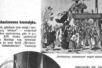 Dziewiętnastowieczny sztych: fantastyczna maszyna, do której wchodzą starsze kobiety, a wychodzą młode.