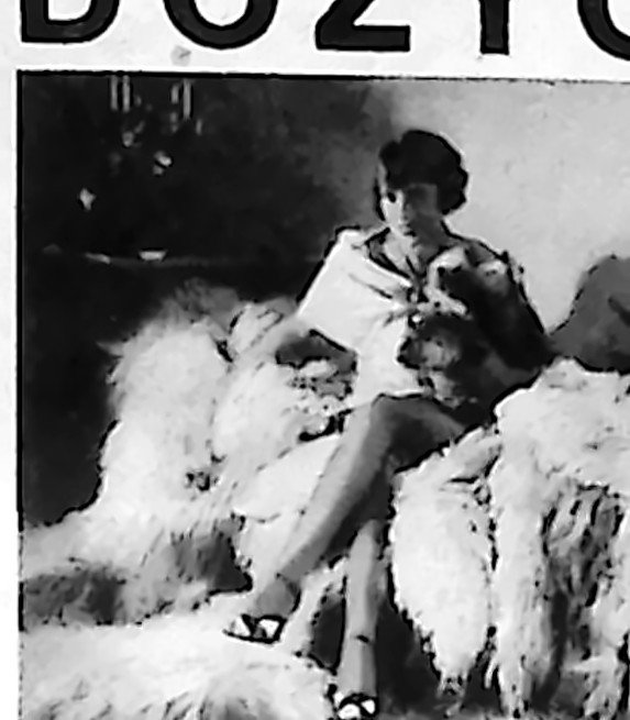 Portret paryskiej gwiazdy kabaretu Mistinguett