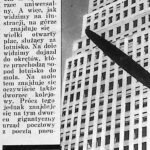 Drapacz chmur w centrum Nowego Jorku, lata 30.