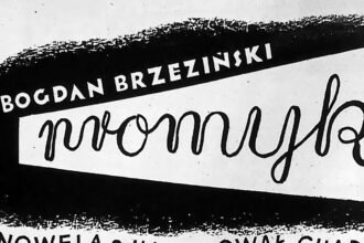 Tytuł noweli „Promyk” w oryginalnym liternictwie