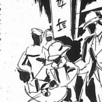 Rysunkowa ilustracja do noweli: ciasna chińska herbaciarnia w Szanghaju