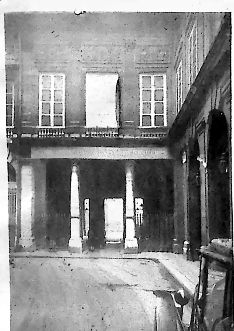 Klasycystyczny gmach nowej siedziby Międzynarodowego Instytutu Współpracy Intelektualnej przy Lidze Narodów w Genewie. Fotografia z 1926 r.
